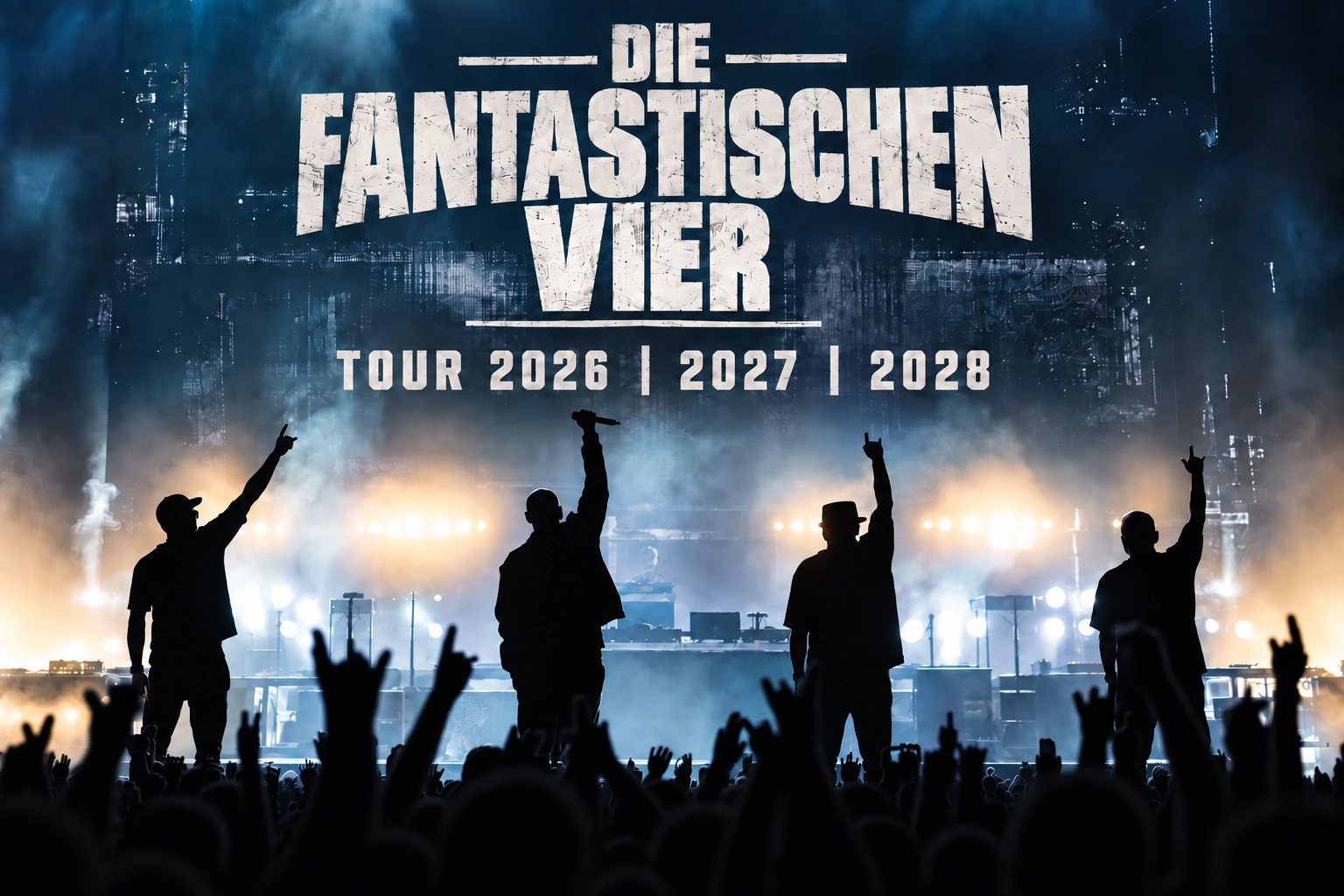 De Fantastische Vier Tickets – Tour 2026 & 2027 en extra data 2028